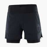 PANTALÓN SALOMON SENSE 2IN1 SHORTS NEGRO