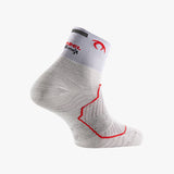 CALCETINES LURBEL RACE THREE GRIS HIELO/ROJO