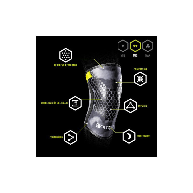 RODILLERA COMPEX 5MM RODILLA CAMO