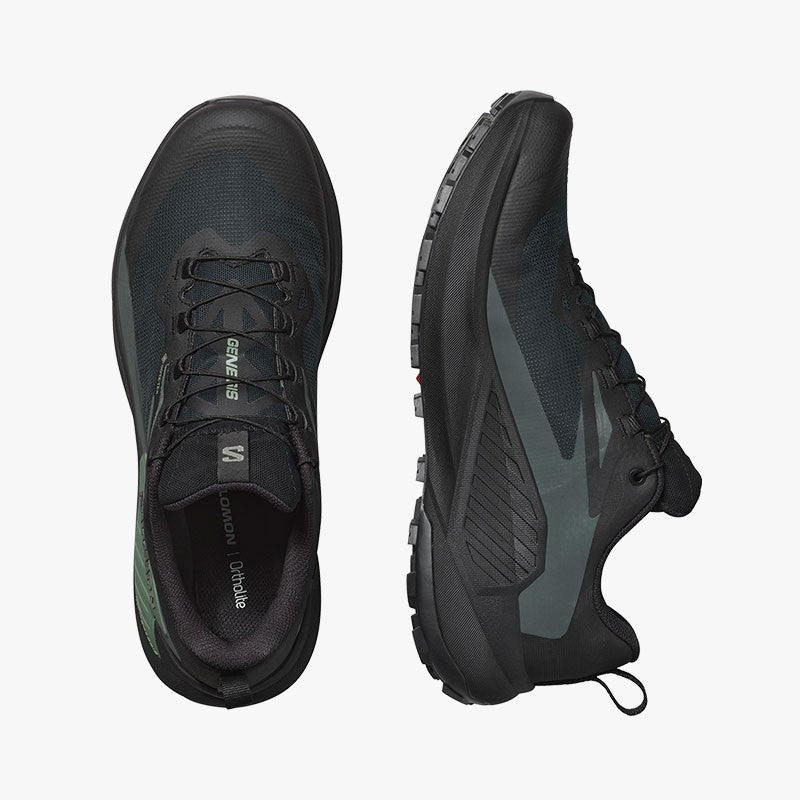SALOMON GENESIS GTX BLACK/AGAVE GREEN