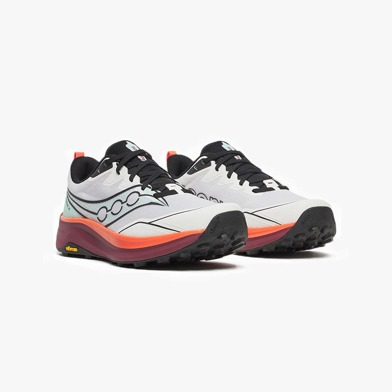 SAUCONY PEREGRINE 16 WHITE/CRIMSON