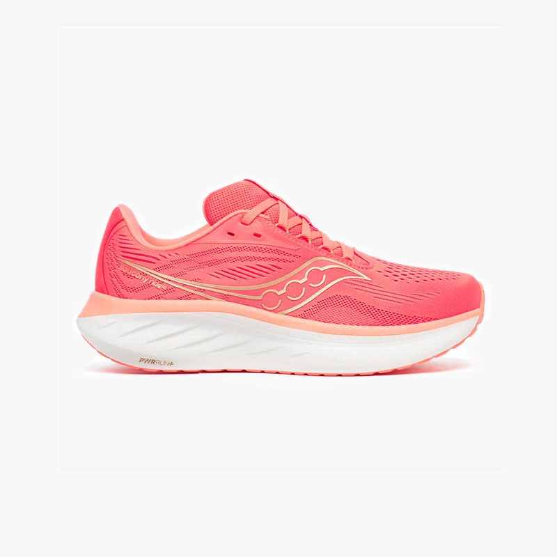 SAUCONY RIDE 18 W CORAL/SALMON