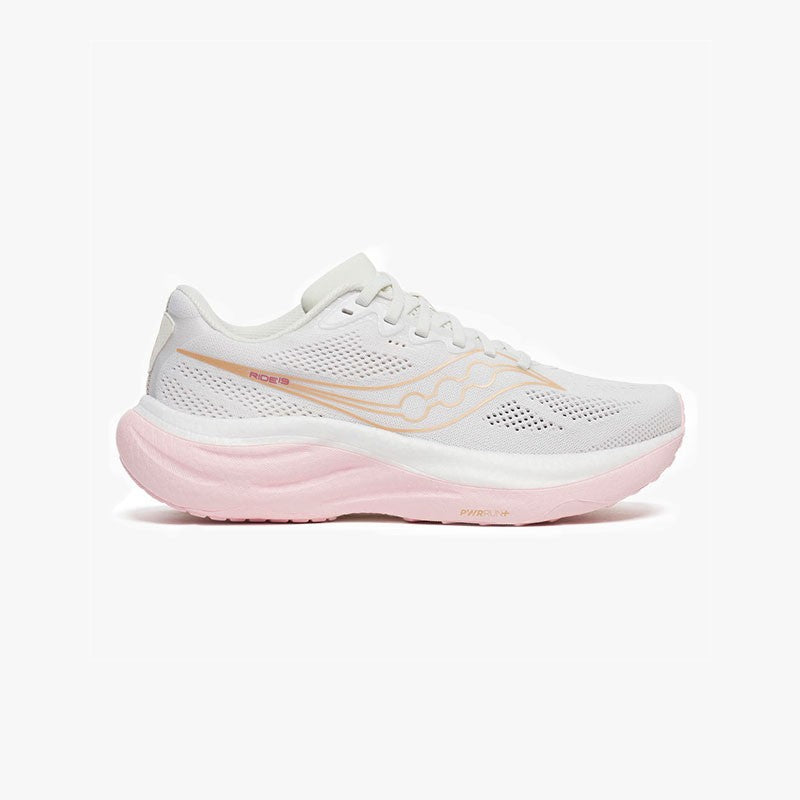 SAUCONY RIDE 19 W WHITE/SILK