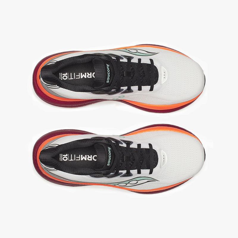 SAUCONY TRIUMPH 23 WHITE/CRIMSON