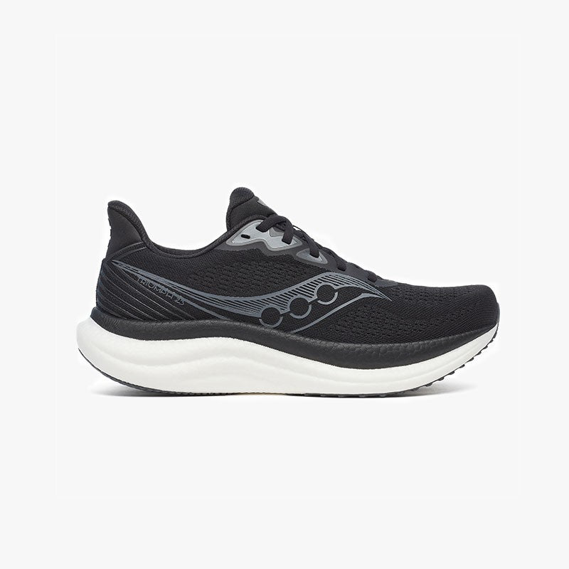 SAUCONY TRIUMPH 23 WIDE BLACK/WHITE