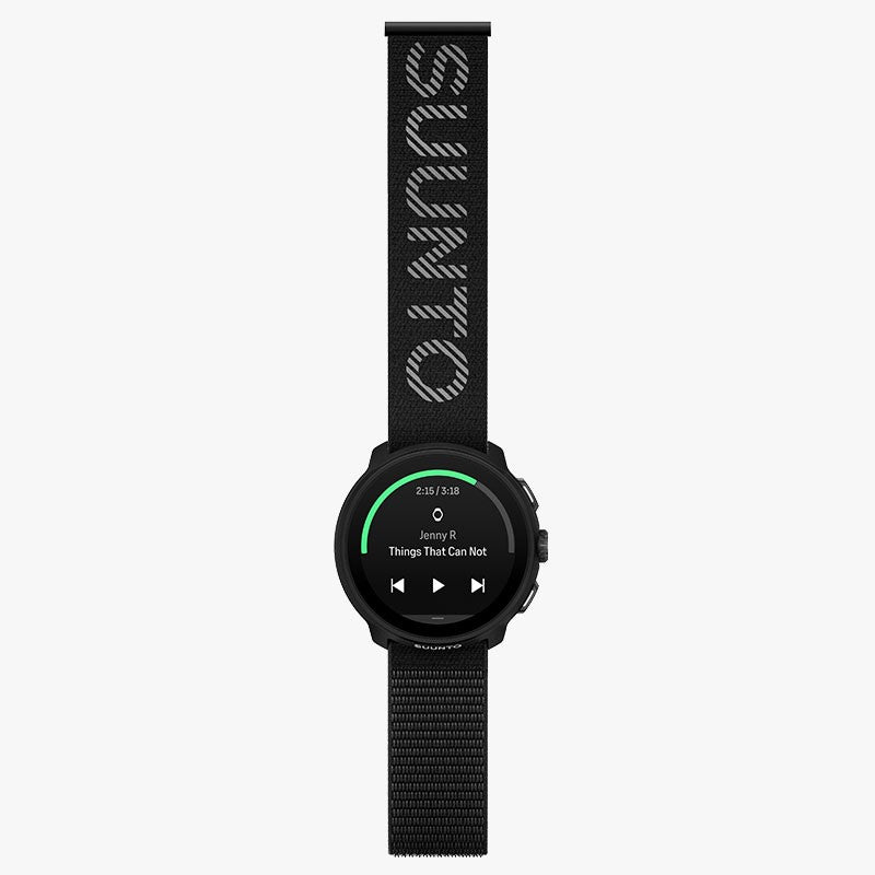 SUUNTO RUN ALL BLACK CORREA NYLON