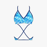 TOP BIKINI TURBO MARBLE BLUE